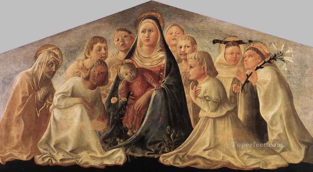Madonna Of Humility Trivulzio Madonna Renaissance Filippo Lippi Oil Paintings
